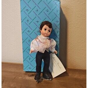 Vintage Madame Alexander Ice Skating Boy Brunette Doll Sports Collection 1997